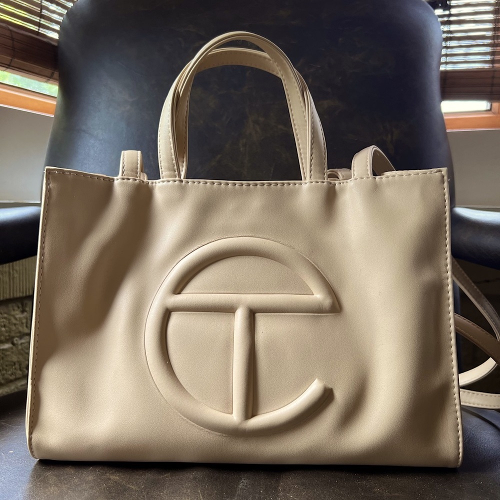 COPY - Medium Cream Telfar Bag